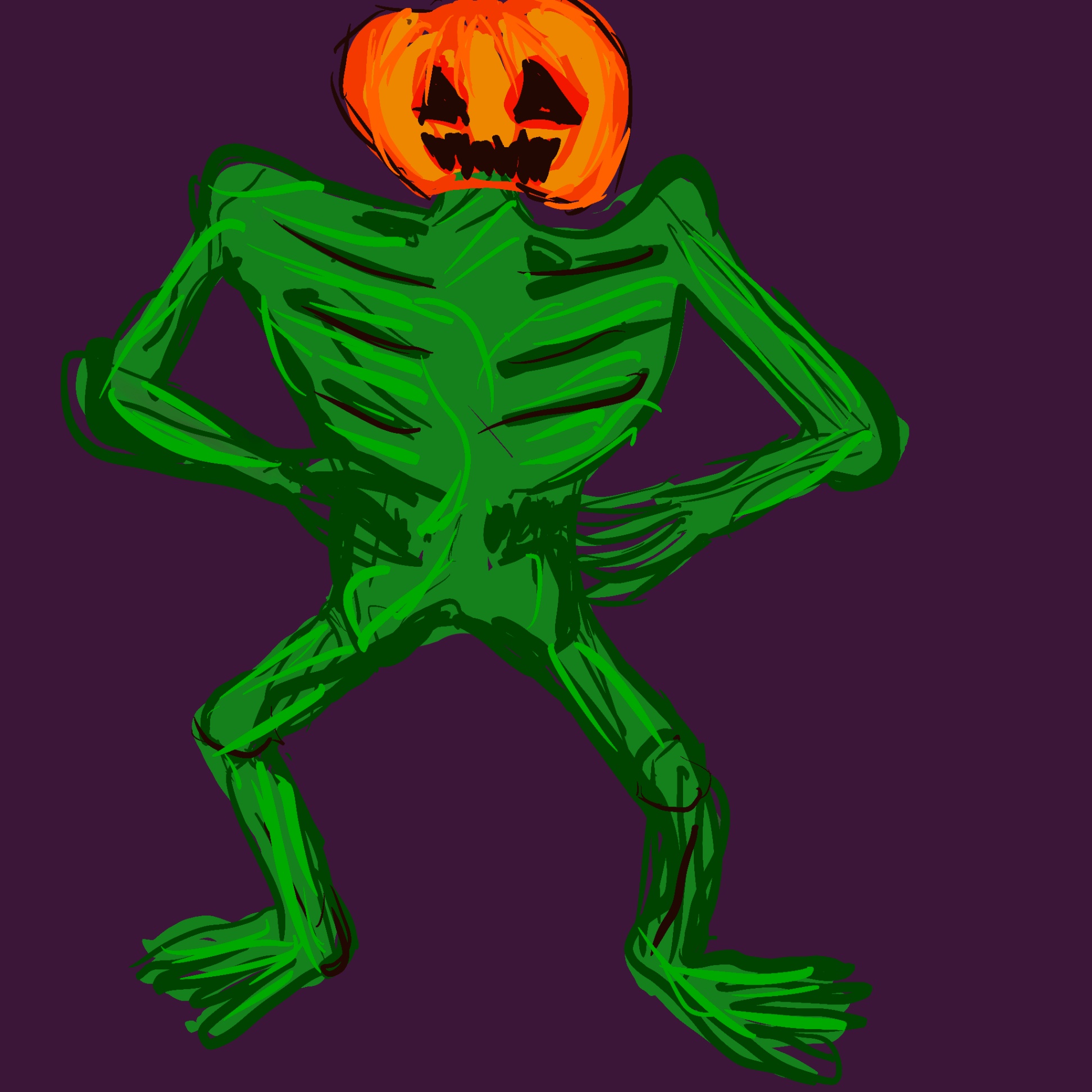 Pumpkin Man concept art
